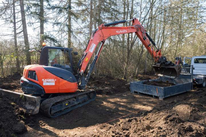 Terrassement pour aménager un jardin